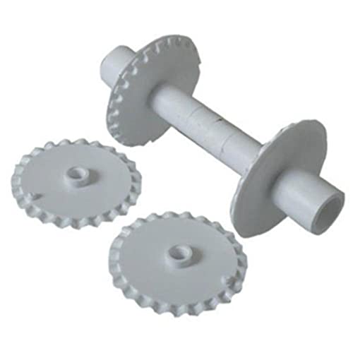TOSSPER 1 Satz Fondant Streifen Ribbon Cutter Sugarcraft Tool Cake Rolling Pin Embosser Roller von TOSSPER