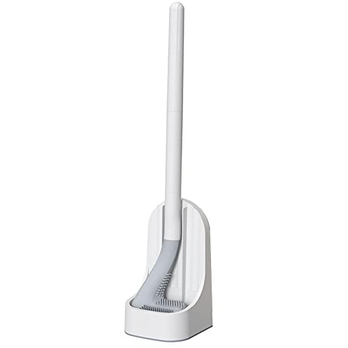 TOSSPER 1 Satz Langgefertigte Toilettenbürste, Golf Silikon Toilettenbürsten Mit Halterung Für Home Bad Toilettenbürste Zubehör von TOSSPER
