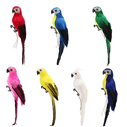 TOSSPER 1 Stück Kreative Foam Vogel Künstliche Papagei Ornament Vogel Modell Für Hochzeit Dekoration Blau von TOSSPER