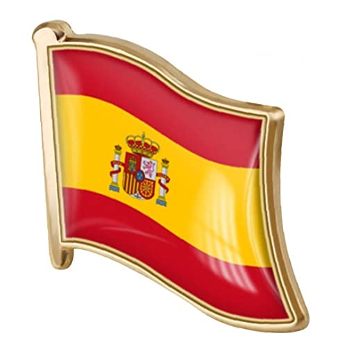 TOSSPER 1 Stück Spanien Flagge Pin Abzeichen Metall Emaille Revers Pin Brosche Spanische Flagge Neuheit Geschenk Revers Krawatte Pin Abzeichen Zubehör TOSSPER 1 Stück Spanien Flagge Pin Abzeichen Metall Emaille Revers Pin Brosche Spanische Flagge Neuheit Geschenk Revers Krawatte Pin Abzeichen Zubehör von TOSSPER