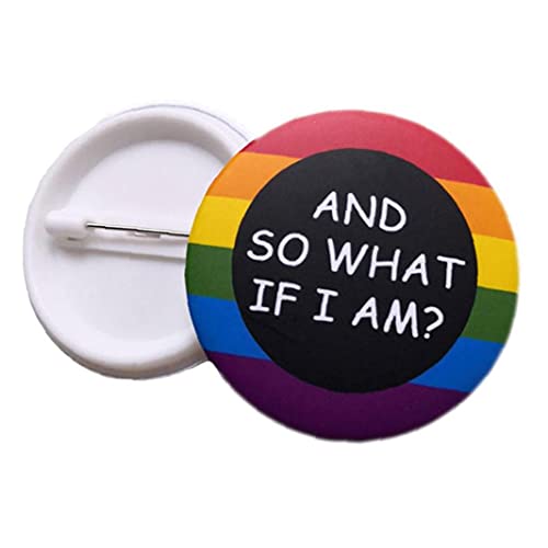 TOSSPER 1 Stück Stolz Regenbogen Pins Transgender Revers Pins is Badge LGBT Button Pin Diversity Frieden von TOSSPER