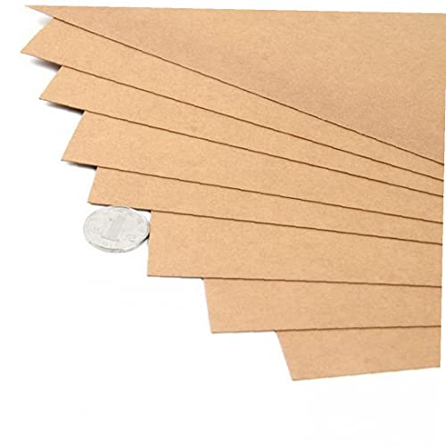 TOSSPER 100 Blatt A4 Größe Natürliche Kraft Papier, Schreiben, Zeichnen Scrapbooking Pappe Herstellung Craft-Papiere Handmake Karton von TOSSPER