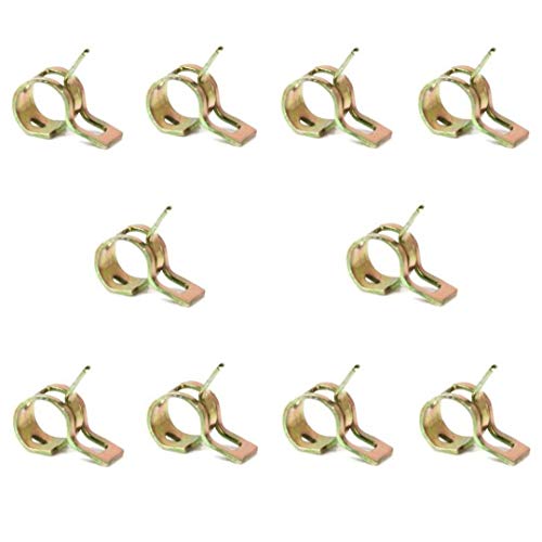 TOSSPER 10pcs Benzinschlauch Federklammer Linie Wasser Rohr Luftrohrschellen Fastener Silikon Vakuum-schlauchklemme 6mm TOSSPER 10pcs Benzinschlauch Federklammer Linie Wasser Rohr Luftrohrschellen Fastener Silikon Vakuum-schlauchklemme 6mm von TOSSPER
