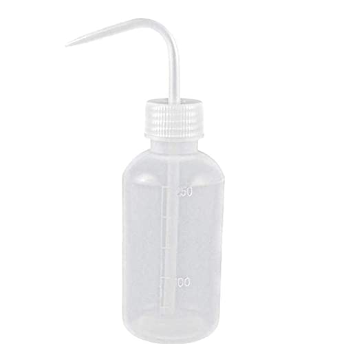 TOSSPER 1pc 250ml Kunststoff-Squeeze-zufuhr Lab Sicherheits-spritzflasche Klar Tattoo Reinigung Flasche Küche Menage Container von TOSSPER