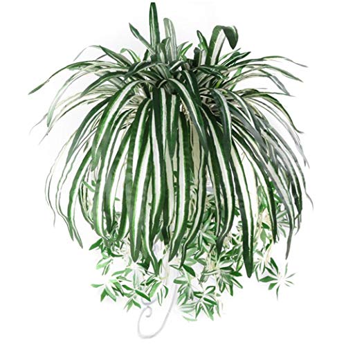 TOSSPER 1pc Artificial Chlorophytum Simulation Fauxseide Spinne Pflanze Gefälschte Greenery Pflanzen Für Home Hotel-büro-dekor von TOSSPER