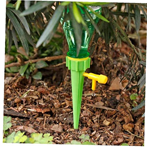 TOSSPER 1pc Automatische Anlage Waterer, Konstanter Druck Wasser Fow Tropfbewässerung, Pflanze Selbstbewässerungs Spike Slow Release Urlaub Pflanzen Bewässerungssystem Mit Bedienschaltern von TOSSPER
