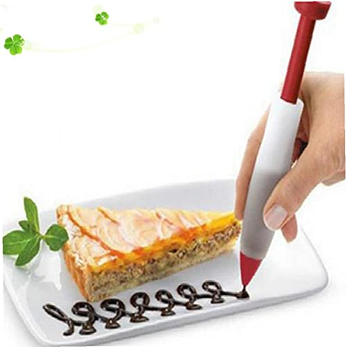 TOSSPER 1pc Creme Dekorieren Spritze Silikon-gebäck Schokolade Anstrich-Kuchen-plätzchen-Eiscreme-Dekoration Pens von TOSSPER