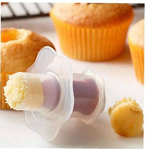 TOSSPER 1pc Cupcake-ausstecher, Kuchen-Plunger Cutter Gebäck Ausstecher Kuchenverzierung Werkzeug Küchenzubehör von TOSSPER