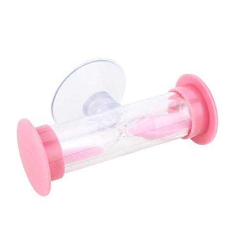 TOSSPER 1pc Sand-Timer, 3 Minuten Sanduhr Saugnapf Für Spiele Kochen Zahnputzzeit Countdown Berechnung (zufällige Farbe) von TOSSPER