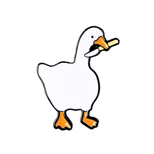 TOSSPER 1pc Tier Gans Hart Emaille-brosche-stifte Metall-Legierung Mode Schmuck-Revers-stifte Abzeichen Zubehör von TOSSPER