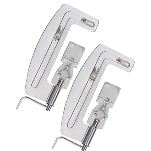 TOSSPER 2 Stücke Flaky Edelstahl Angelhaken Tierknoten Krawattenschleife Tyer Tools Kit Angelschnur Knotter Binden Angelwerkzeug von TOSSPER