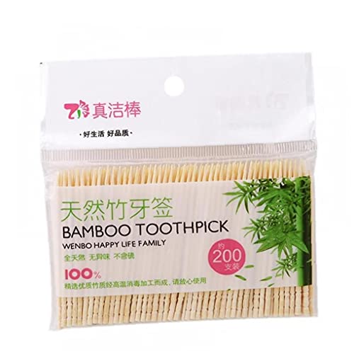 TOSSPER 200pcs / Bag Holz Tandenstokers Dental Natürliche Bambus Zahnstocher Für Heim Restaurant Hotel TOSSPER 200pcs / Bag Holz Tandenstokers Dental Natürliche Bambus Zahnstocher Für Heim Restaurant Hotel von TOSSPER