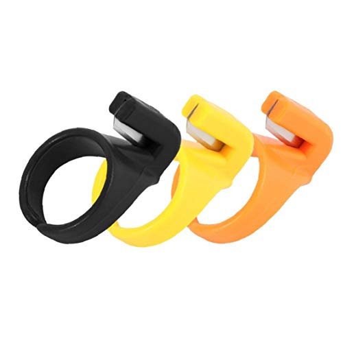 TOSSPER 3pcs / Set Plastik Fingerhut Sewing Ring Finger Fadenschneider Schutz Haushalts-nähmaschine-zubehör von TOSSPER