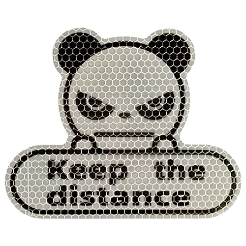 TOSSPER Halten Sie Den Abstand Reflektierende Aufkleber Panda-Aufkleber Leuchtstoff-grüne Auto-Dekoration-Aufkleber 11.2x14 cm TOSSPER Halten Sie Den Abstand Reflektierende Aufkleber Panda-Aufkleber Leuchtstoff-grüne Auto-Dekoration-Aufkleber 11.2x14 cm von TOSSPER