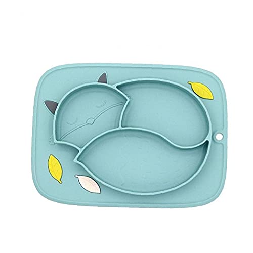 TOSSPER Kinder-Teller Baby-saug-platzdeckchen, Kleinkinder Silikon Futterschale Für Babys Kinder Kinder von TOSSPER