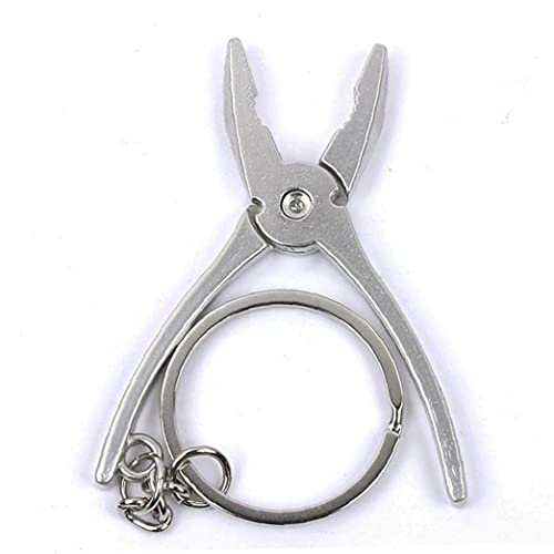 TOSSPER Mini-abisolierzange Zange Edelstahl Bewegliche Quetschwerkzeug Holzverarbeitung Keychain Ring Nipper TOSSPER Mini-abisolierzange Zange Edelstahl Bewegliche Quetschwerkzeug Holzverarbeitung Keychain Ring Nipper von TOSSPER