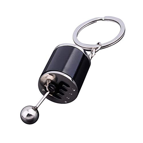 TOSSPER Neuheit Mini Autozahnrad 6 Speed Stick Sheorer Süßes Modell Keychain Auto Teil Schaltung Förmiger Metall Schlüsselringe TOSSPER Neuheit Mini Autozahnrad 6 Speed Stick Sheorer Süßes Modell Keychain Auto Teil Schaltung Förmiger Metall Schlüsselringe von TOSSPER