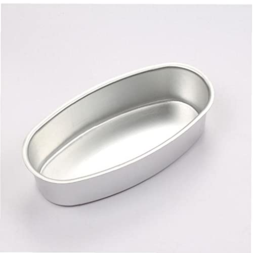 TOSSPER Ovale Form Aluminium Brot Geschirr Kuchen-backen-Form DIY Pfannen Non-Stick Tray Küche Käse Pan von TOSSPER