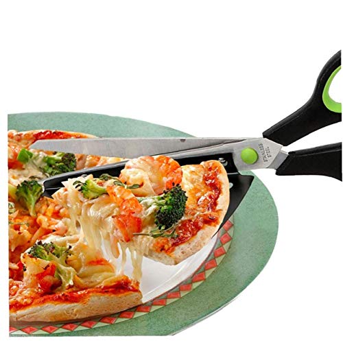 TOSSPER Pizza Schere, Edelstahl Küchenschere Abnehmbarer Pizza Schaufel, Multifunktions-küchenhelfer von TOSSPER