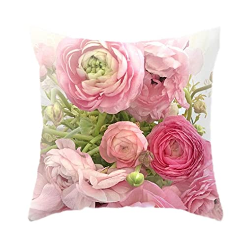 TOSSPER Rosen-Blumen-dekokissen Fall Home Decor Kissenbezug Für Sofa Schlafzimmer Wohnzimmer Couch von TOSSPER