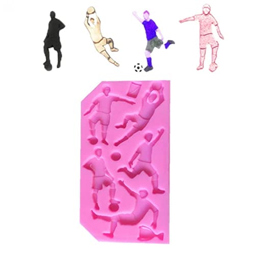TOSSPER Sport Theme Silikonform Süßigkeiten Schokoladenform Fondant Seife Formen Kuchen Dekorieren Topper Backwerkzeug von TOSSPER