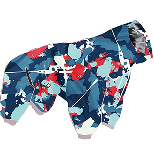 TOSSPER Walisisch Corgi Dog Raincoat Waterproof Hundemantel Pet Overall Reflektierender Streifen Für Große Hunde TOSSPER Walisisch Corgi Dog Raincoat Waterproof Hundemantel Pet Overall Reflektierender Streifen Für Große Hunde von TOSSPER