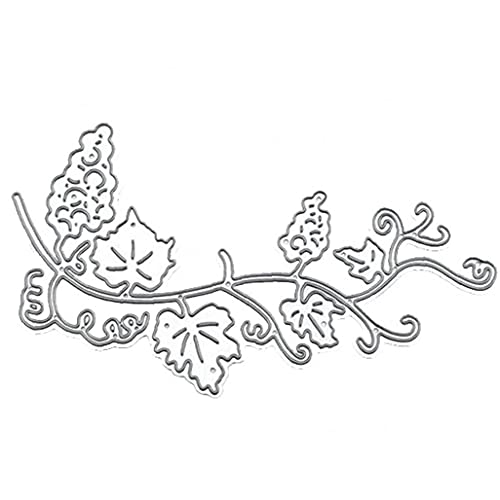 TOSSPER Weinreben Scrapbooking-schnittformen Handgemachte Obstalbum Dekor Template Handwerk Metallschablone Für DIY-gruß-Karte von TOSSPER