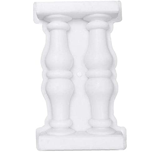 TOSSPER Weiße Doppelte Römische Säulenform Betonzaun-Form Machen DIY Handwerk Home Gartendekoration von TOSSPER