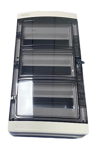 TOSUNLUX Elektrische Standardbox für den Außenbereich, IP65, für den Außenbereich, UV-beständig, Regen und Staub, 36 Module von TOSUNLUX