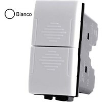Tot Electric - Doppeltaster art kompatibel mit bticino livinglight n4036 10a 250v weiß - 827b von TOT ELECTRIC