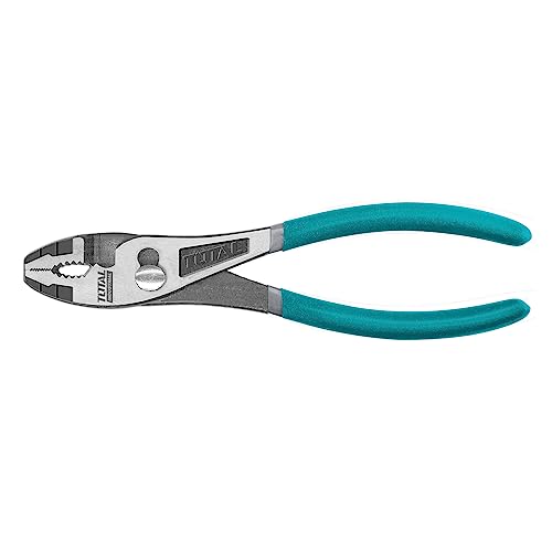 TOTAL - Rutschfester verstellbarer Seitenschneider | 200 mm | Zum Halten von Teilen | Ergonomischer rutschfester Griff | Hergestellt aus Chrom-Vanadium | Griff aus Kunststoff von TOTAL