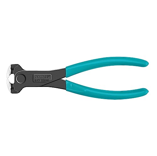 TOTAL - Seitenschneider | 180 mm | Ideal zum Schneiden von Draht, Kabeln oder Kunststoff | Rutschfester ergonomischer Griff | Hergestellt aus Chrom-Vanadium-Stahl | Kunststoffgriff. von TOTAL