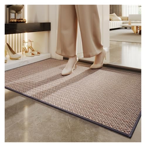 TOTIKI Doormat Rutschfester Küchenteppich Aus Gummi, Saugfähig Und Maschinenwaschbar, Geeignet for Waschbeckentüren Fußabtreter Innen(E,47x75cm) von TOTIKI