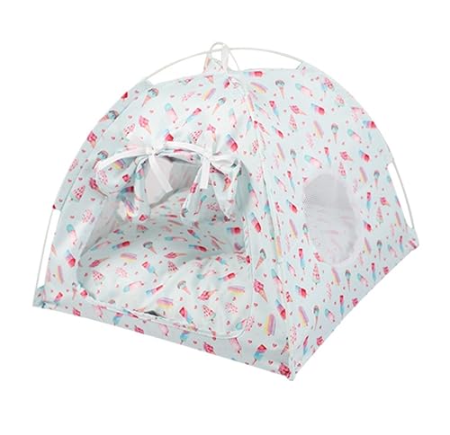 TOTIKI Haustier Nest Hunde-Katzen-Zelt, Hundezelt Für Drinnen Und Draußen, Zusammenklappbares Innen-Welpen-Haustier-Zeltbett Mit Weichem Lamm-Fleece-Polsterbett Indoor Haustierhaus(B,35 * 35 * 32cm) TOTIKI Haustier Nest Hunde-Katzen-Zelt, Hundezelt Für Drinnen Und Draußen, Zusammenklappbares Innen-Welpen-Haustier-Zeltbett Mit Weichem Lamm-Fleece-Polsterbett Indoor Haustierhaus(B,35 * 35 * 32cm) von TOTIKI
