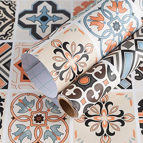 TOTIO Bohemien Tapete Verdicken Mattierte Oberfläche 40CMx9M Abziehen und Aufkleben Möbelaufkleber Vinylfolie Kleben Tapete Wasserfestes Selbstklebendes Kontaktpapier DIY Dekorative 3D-Wandaufkleber TOTIO Bohemien Tapete Verdicken Mattierte Oberfläche 40CMx9M Abziehen und Aufkleben Möbelaufkleber Vinylfolie Kleben Tapete Wasserfestes Selbstklebendes Kontaktpapier DIY Dekorative 3D-Wandaufkleber von TOTIO