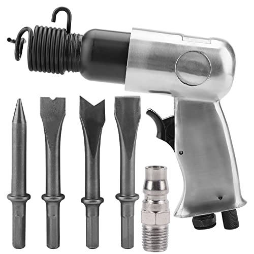 Druckluft Hammer, Leistungsstarker Druckluft Hammer mit Meissel, 150 Mm Stemmhammer Presslufthammer 3300 U/min Pneumatisches Hammer Druckluft Hammer, Leistungsstarker Druckluft Hammer mit Meissel, 150 Mm Stemmhammer Presslufthammer 3300 U/min Pneumatisches Hammer von TOTITOM