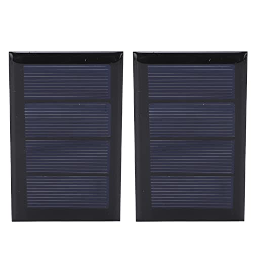 TOTITOM Wohnmobil-Solarpanel-Kit 2 Stück 2 V 210 mA Mini-Solarpanel Polysilizium-Solarenergieplatine 80 x 50 mm Solarpanel für DIY-Projekt Geschenk zum Valentinstag von TOTITOM