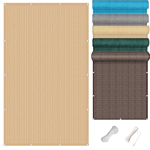 TOTLAC Balkon-SichtschutzSichtschutz 1,2 x 5 m (3,9 x 16,4 Fuß), HDPE, UV-Schutz, sehr langlebiger Garten-Sichtschutz, Sichtschutzzaun, blickdichter Sichtschutz, für den Balkongarten im von TOTLAC