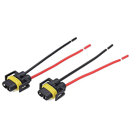 TOTMOX 2 x H11 H8 Buchse Kabelbaum Buchse Kabelstecker Verlängerung Autoscheinwerferstecker Stecker Adapterstecker von TOTMOX