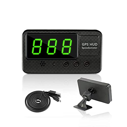 TOTMOX Auto Universal GPS Tachometer HUD Head Up Display, GPS Geschwindigkeitsüberwachung Übergeschwindigkeitsalarm Kilometerzähler Geschwindigkeitsanzeige mit Übergeschwindigkeitsalarm, Schwarz TOTMOX Auto Universal GPS Tachometer HUD Head Up Display, GPS Geschwindigkeitsüberwachung Übergeschwindigkeitsalarm Kilometerzähler Geschwindigkeitsanzeige mit Übergeschwindigkeitsalarm, Schwarz von TOTMOX