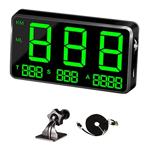 TOTMOX Universal GPS HUD Tachometer C80 Digitalanzeige GPS Head Up Display Tachometer Auto LKW Kilometerzähler 4,5 Zoll großer Bildschirm mit Übergeschwindigkeitswarnung MPH Ermüdungsfahralarm TOTMOX Universal GPS HUD Tachometer C80 Digitalanzeige GPS Head Up Display Tachometer Auto LKW Kilometerzähler 4,5 Zoll großer Bildschirm mit Übergeschwindigkeitswarnung MPH Ermüdungsfahralarm von TOTMOX