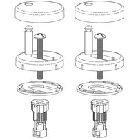 TOTO Befestigung Standard für WC-Sitz, 792970300 TOTO Befestigung Standard für WC-Sitz, 792970300 von TOTO
