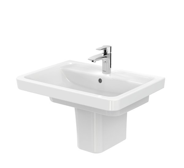 TOTO CF Halbsäule zu CF Waschtischen, inklusive Befestigungsset, 200x290x295mm, LW136HFY TOTO CF Halbsäule zu CF Waschtischen, inklusive Befestigungsset, 200x290x295mm, LW136HFY von TOTO