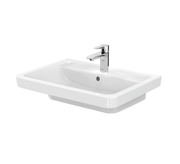 TOTO CF Waschtisch, 1 Hahnloch, mit Überlauf, 654x483mm, Cefiontect, kombinierbar mit CF Halbsäule, LW136Y TOTO CF Waschtisch, 1 Hahnloch, mit Überlauf, 654x483mm, Cefiontect, kombinierbar mit CF Halbsäule, LW136Y von TOTO