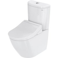 TOTO NC Tiefspül-Stand-WC-Standkombination mit Spülkasten, randlos, Tornado Flush-Düsenspülung, Keramik Cefiontect, Weiß TOTO NC Tiefspül-Stand-WC-Standkombination mit Spülkasten, randlos, Tornado Flush-Düsenspülung, Keramik Cefiontect, Weiß von TOTO