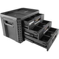Toughbuilt StackTech TB-B1-D-70-3 XL Werkzeugkiste Box mit 3 Schubladen 53 x 40 x 39 cm + 22x Trennwand Toughbuilt StackTech TB-B1-D-70-3 XL Werkzeugkiste Box mit 3 Schubladen 53 x 40 x 39 cm + 22x Trennwand von TOUGHBUILT