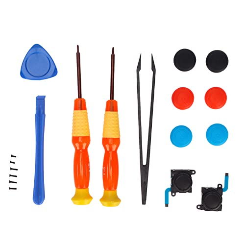 Gamepad-Reparaturwerkzeuge, 19-teiliges Reparatur-Joystick-Ersatzwerkzeug-Set, Multifunktions-Gamepad-Reparaturwerkzeuge Für SW Game Controller von TOUISEDGI