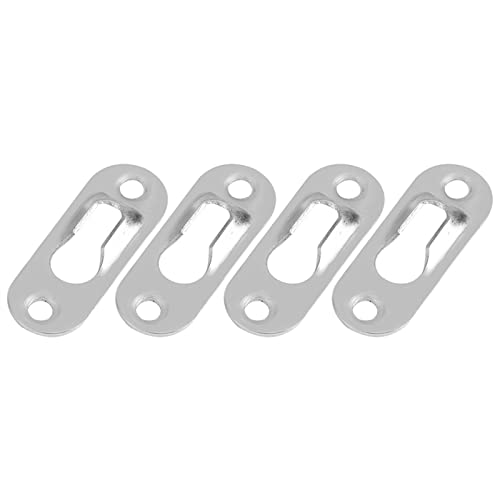 TOUISEDGI 40 Pcs Silver Tone Metal Keyhole Hanger Fasteners Picture Frames Hang Wall Indoor TOUISEDGI 40 Pcs Silver Tone Metal Keyhole Hanger Fasteners Picture Frames Hang Wall Indoor von TOUISEDGI