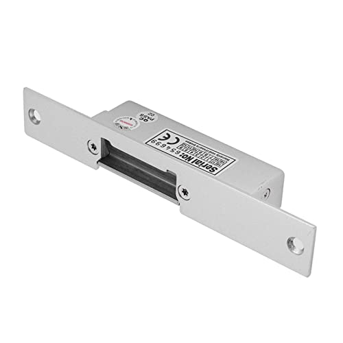 TOUISEDGI Electric Strike Lock Stainless Steel Durable Shockproof Locking Mechanism for Wood Metal Door (NO cathode lock) von TOUISEDGI