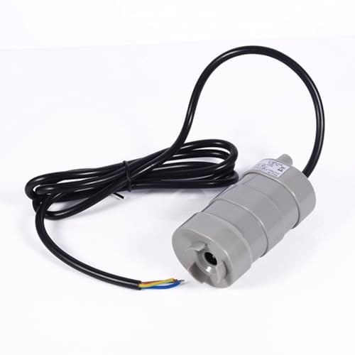 TOUISEDGI MINI DC 12V SNTISCHER Taucherwasserpumpe 5 m 1000 l/h für den Aquariumfischteich (1,5m línea negra desnuda) von TOUISEDGI